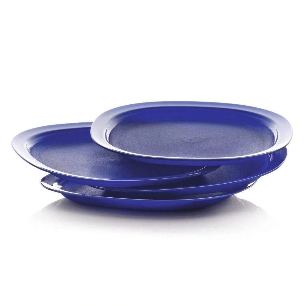 Tupperware Reheat-able Luncheon Plates